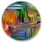 Designart - Colour Fusion III - Modern Metal Circle Wall Art